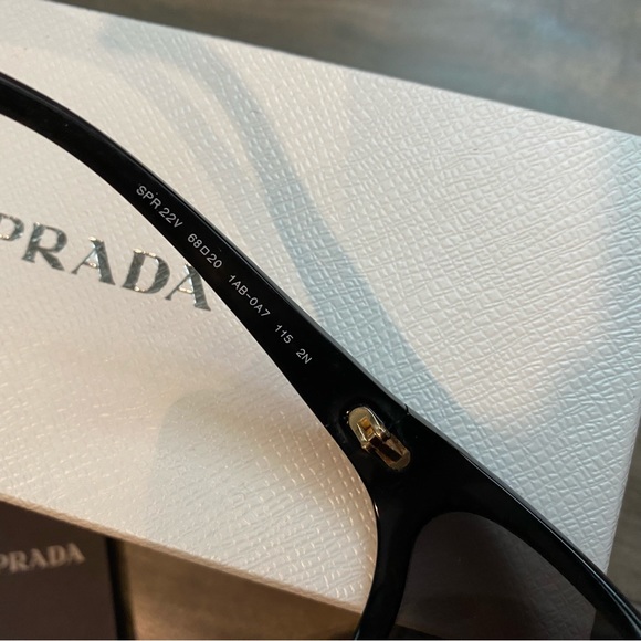 NWT Prada Oversize Wrap Butterfly Sunglasses 68mm - Picture 8 of 9